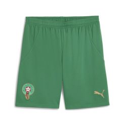 Męskie szorty Maroko 2025 PUMA Archive Green Red. Czerwone szorty męskie Puma, bez kołnierzyka. W wyprzedaży za 174.00 zł.