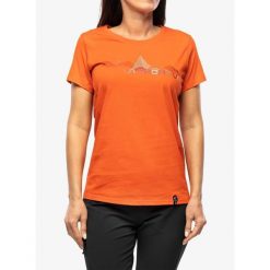 Koszulka bawełniana damska La Sportiva Peaks T-Shirt. Brązowe bluzki sportowe damskie La Sportiva, bez wzorów, z bawełny, bez ramiączek. Za 175.99 zł.
