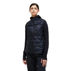 Kamizelka Peak Performance puchowa damska Helium Utility Down Vest czarna - M. Czarne kamizelki damskie Peak Performance, m, z puchu. W wyprzedaży za 829.00 zł.