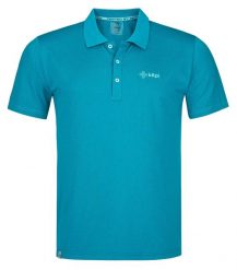 Męska koszulka polo funkcjonalna Kilpi COLLAR-M. Niebieskie koszulki polo męskie Kilpi, na lato, m, bez wzorów, z materiału, bez ramiączek. Za 118.50 zł.