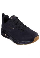 Buty sportowe męskie Skechers Tres air Uno Casairal. Czarne buty sportowe na co dzień męskie Skechers, z materiału, bez zapięcia, trekkingowe. Za 490.00 zł.