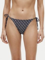 Guess Dół od bikini E6GO29 KCBJ0 Granatowy. Niebieskie bikini damskie Guess, z aplikacjami. Za 209.99 zł.