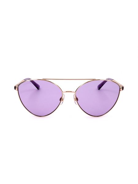 Swarovski Damskie okulary przeciwsłoneczne w kolorze różowozłoto-fioletowym rozmiar: 58. Różowe okulary przeciwsłoneczne damskie Swarovski. Za 244.80 zł.