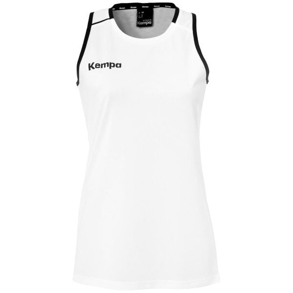 Damska koszulka typu tank top Kempa Player. Białe bluzki damskie KEMPA, xl, bez wzorów, bez kołnierzyka. Za 121.00 zł.