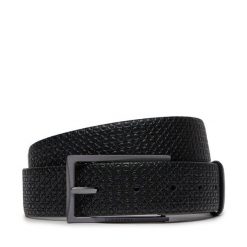 Pasek Męski Calvin Klein. Czarne paski męskie CALVIN KLEIN, bez wzorów. Za 199.99 zł.