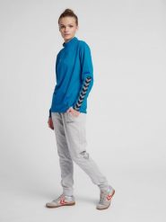 Bluza do piłki nożnej damska Hummel demi-zip hml AUTHENTIC. Niebieskie bluzy z kapturem damskie HUMMEL, xl, z materiału. Za 203.95 zł.