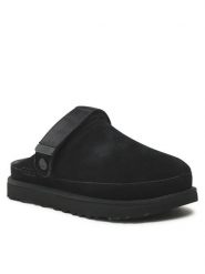 Ugg Klapki W Goldenstar Clog 1138252 Czarny. Czarne klapki damskie Ugg, bez wzorów, ze skóry, bez obcasa. Za 589.99 zł.