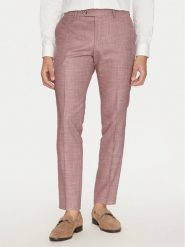 BOSS Spodnie materiałowe H-Genius-251 50535685 Różowy Slim Fit. Czerwone spodnie materiałowe męskie Boss, bez wzorów, z materiału. Za 549.99 zł.