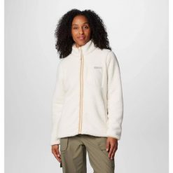 Bluza Polarowa Damska Columbia West Bend II. Białe bluzy bez kaptura damskie Columbia, m, z polaru. Za 379.00 zł.
