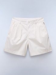 NAPAPIJRY Szorty "Nara" w kolorze kremowym rozmiar: W26. Białe szorty damskie NAPAPIJRY, bez wzorów, z bawełny. Za 158.47 zł.