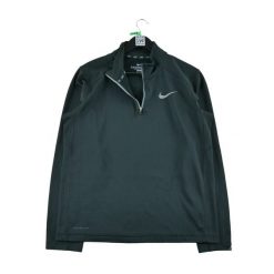 Second life - Nike Bluza męska Therma-Fit - Stan bardzo dobry. Czarne bluzy bez kaptura męskie Nike, l. Za 106.46 zł.