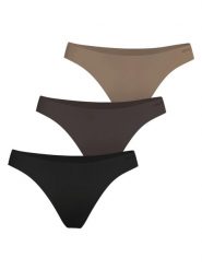 Bjorn_borg INVISIBLE THONG 3p - stringi niewidoczne z przetworzonego poliamidu. Stringi damskie Björn Borg, xl, bez wzorów, z poliamidu. Za 241.50 zł.