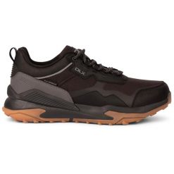 Buty trekkingowe DLX Elias. Czarne buty trekkingowe męskie DLX, bez zapięcia, trekkingowe. Za 474.65 zł.