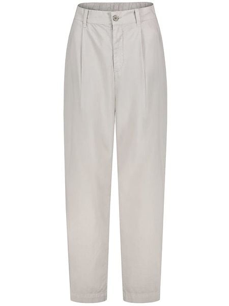 Sublevel Spodnie w kolorze jasnoszarym rozmiar: S. Szare spodnie materiałowe damskie Sublevel, bez wzorów, z bawełny, z podwyższonym stanem. Za 91.77 zł.