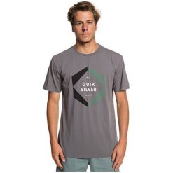 Quiksilver T-shirt męski Hexa logo SS Quiet Shade EQYZT05260-KZE0 (rozmiar M). T-shirty męskie Quiksilver, m, bez wzorów, bez kołnierzyka. W wyprzedaży za 78.00 zł.