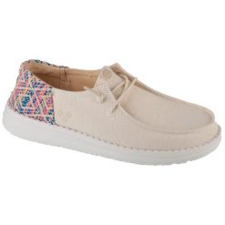 Buty Hey Dude Wendy Funk Surf Baja W 43156-1MV białe. Białe buty sportowe na co dzień damskie bez wzorów, z gumy. Za 439.16 zł.