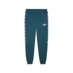 Męskie spodnie dresowe Essentials+ Tape PUMA Cold Green. Zielone spodnie dresowe męskie Puma, z dresówki. Za 247.00 zł.