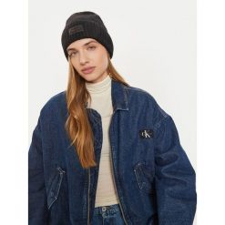 Czapka Calvin Klein. Czarne czapki zimowe damskie CALVIN KLEIN. Za 299.99 zł.