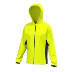 Bluza damska z kapturem Mizuno. Żółte bluzy z kapturem damskie Mizuno, l, z materiału. Za 275.55 zł.
