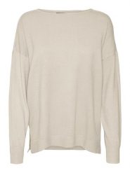 Vero Moda Sweter w kolorze beżowym rozmiar: XS. Brązowe swetry klasyczne damskie Vero Moda, s, z wiskozy, bez kołnierzyka. Za 39.49 zł.