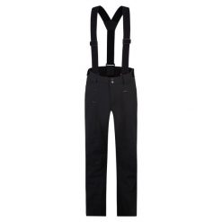 Spodnie narciarskie Ziener Tronador. Czarne spodnie materiałowe męskie Ziener, bez wzorów, sportowe. Za 729.99 zł.