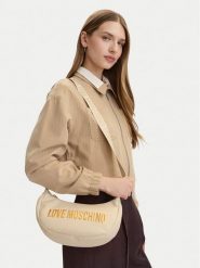 LOVE MOSCHINO Torebka JC4245PP0OKD0110 Beżowy. Brązowe listonoszki damskie Love Moschino, bez wzorów, bez dodatków. Za 809.99 zł.
