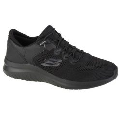 Buty do chodzenia męskie Skechers Ultra Flex 20. Czarne buty sportowe na co dzień męskie Skechers, bez zapięcia, trekkingowe. Za 416.00 zł.