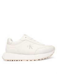 Calvin Klein Sneakersy V3A9-83110-1355530 S Biały. Białe buty sportowe dziewczęce CALVIN KLEIN, bez wzorów, ze skóry, bez zapięcia. Za 379.99 zł.