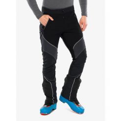 Spodnie softshell Crazy Pant Flame. Czarne spodnie materiałowe męskie Crazy, bez wzorów, z softshellu, sportowe. Za 938.99 zł.