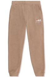 Spodnie do biegania Fila Valsera. Brązowe spodnie sportowe damskie Fila, s, z bawełny, do biegania. Za 180.99 zł.