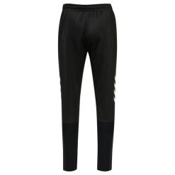 Spodnie dresowe piłkarskie męskie Hummel Core XK Training Poly Pants. Czarne spodnie dresowe męskie HUMMEL, bez wzorów, z dresówki. Za 134.00 zł.