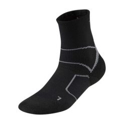 Skarpety do biegania w terenie unisex Mizuno Endura Trail Socks techniczne. Czarne skarpetki męskie Mizuno, bez wzorów. Za 36.99 zł.