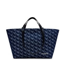Torebka Desigual. Niebieskie torebki klasyczne damskie Desigual, bez wzorów, bez dodatków. Za 299.99 zł.