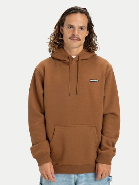 DC Shoes Bluza Patch It EDYFT03549 Brązowy Regular Fit. Brązowe bluzy bez kaptura męskie DC Shoes, l, z syntetyku. Za 389.99 zł.