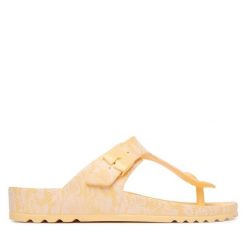 Japonki Scholl. Brązowe klapki damskie Scholl, bez wzorów, bez obcasa. Za 184.99 zł.