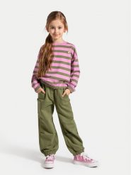 Coccodrillo Spodnie dresowe ZC4120201MGK Zielony Regular Fit. Zielone spodnie dziewczęce COCCODRILLO, z bawełny. Za 39.90 zł.