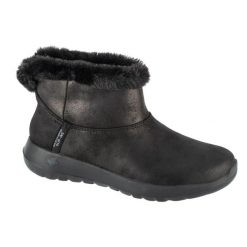 Buty sportowe Sneakersy damskie, Slip-Ins: On-The-Go - Cozy Dream. Czarne buty sportowe na co dzień damskie Skechers, bez wzorów, trekkingowe. Za 349.99 zł.