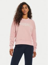 Guess Bluza V4BQ03 KCHX0 Różowy Regular Fit. Czerwone bluzy bez kaptura damskie Guess, xxs, z bawełny. Za 179.99 zł.