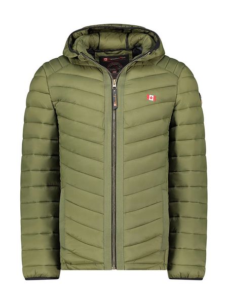 Canadian Peak Kurtka pikowana "Carliteak" w kolorze zielonym rozmiar: XXL. Zielone kurtki męskie Canadian Peak, xxl, bez wzorów, bez kaptura. Za 252.94 zł.
