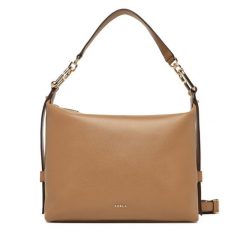 Torebka Furla. Brązowe torebki klasyczne damskie Furla, bez wzorów, bez dodatków. Za 1,769.00 zł.