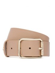 Patrizia Pepe Pasek Damski CW6409/L001-R874 Beżowy. Brązowe paski damskie Patrizia Pepe, bez wzorów, ze skóry. Za 419.99 zł.