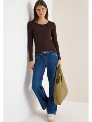 Cecil Koszulka w kolorze brązowym rozmiar: XXL. Brązowe bluzki damskie Cecil, xxl, bez wzorów, z bawełny, bez kołnierzyka. Za 78.47 zł.