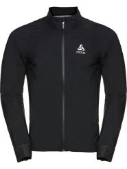 Odlo Kurtka przeciwdeszczowa "Morzine Rain Light" w kolorze czarnym rozmiar: S. Czarne kurtki outdoor męskie Odlo, s, bez wzorów, bez kaptura. Za 237.17 zł.