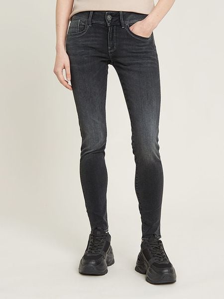 G-Star Dżinsy - Skinny fit - w kolorze antracytowym rozmiar: W31/L30. Czarne jeansy damskie G-Star. Za 285.07 zł.