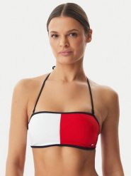 Tommy Hilfiger Góra od bikini UW0UW06572 Czerwony. Czerwone bikini damskie Tommy Hilfiger, bez wzorów. Za 209.99 zł.