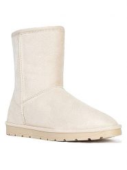 ISLAND BOOT Botki zimowe w kolorze beżowym rozmiar: 36. Brązowe botki damskie Island Boot, na zimę, z materiału, bez obcasa, bez zapięcia. Za 143.90 zł.