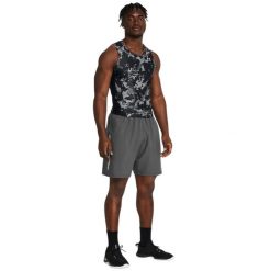 Short Under Armour Woven Wordmark Gris. Czarne szorty męskie Under Armour, s, z materiału, na fitness i siłownię. Za 228.99 zł.