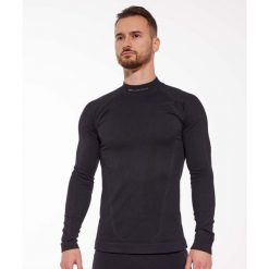 Bluza męska motocyklowa Brubeck COOLER. Czarne bluzy bez kaptura męskie Brubeck, m, z elastanu. Za 224.99 zł.
