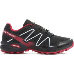 Czarno-Czerwone Buty Sportowe Hidden Track. Czarne buty sportowe na co dzień męskie Born2be, z materiału, bez zapięcia. Za 109.99 zł.