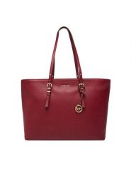 MICHAEL Michael Kors Torebka Quinn 30T5GQNT9L Bordowy. Czerwone torebki klasyczne damskie MICHAEL Michael Kors, bez wzorów, ze skóry, bez dodatków. Za 899.99 zł.
